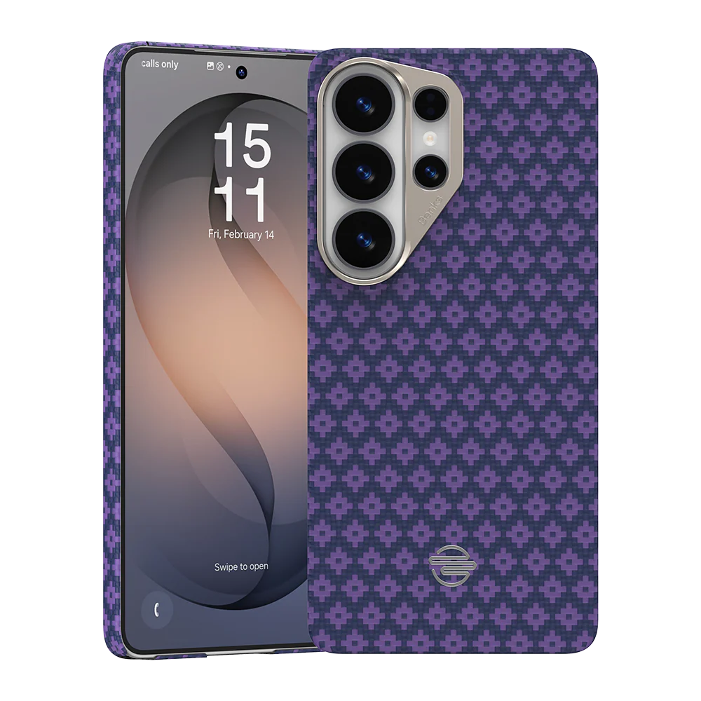 ArmorGrid ArmorAir Case Built with Kevlar® for Samsung Galaxy S26 Ultra - Peri Purple